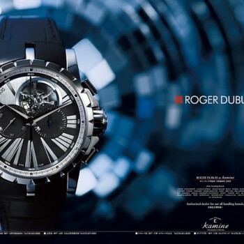 グラフィックデザイン制作実例【ROGER DUBUISイメージ広告】